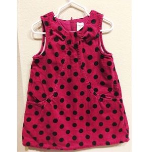 Gymboree toddler girl Corduroy Jumper sz 3t